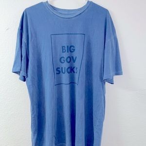 BIG GOV SUCKS - Cotton T-shirt, UNISEX XL, Turning Point USA